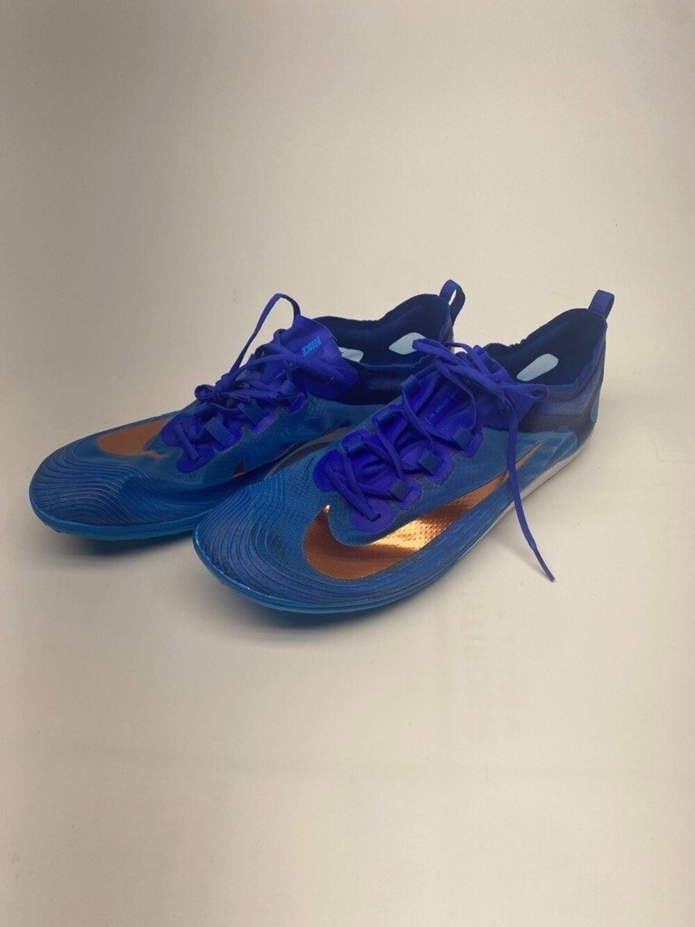Nike Mens Zoom Victory 5 XC Racer Blue Copper Track Cleats Sz 11